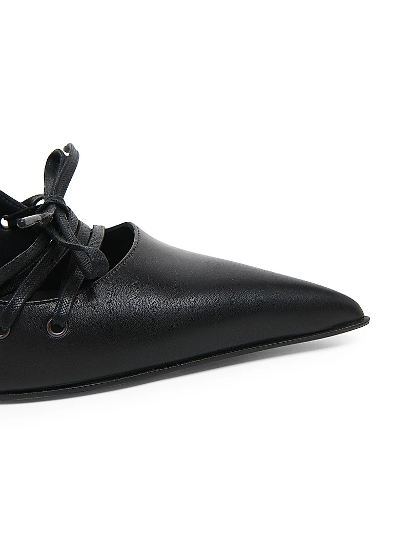 Corset 100MM Leather Pumps