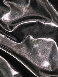 Metallic Body-Con Midi-Skirt