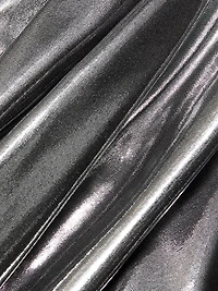 Metallic Asymmetric Cut-Out Gown