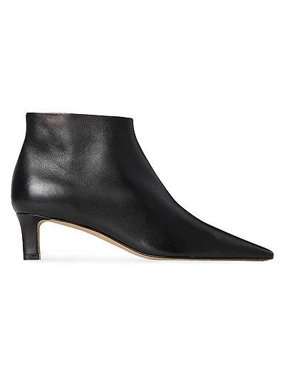 Carla 45MM Leather Ankle Boots