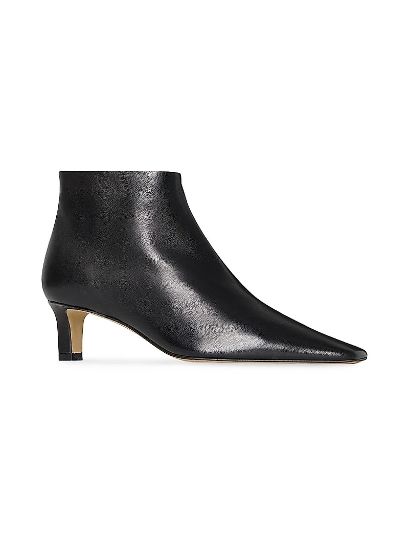 Carla 45MM Leather Ankle Boots