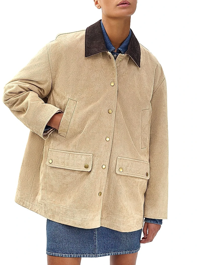 Cassidy Suede Biker Jacket