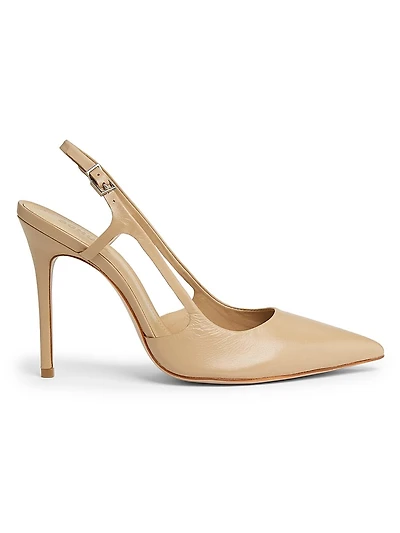Boris 110MM Leather Slingback Pumps