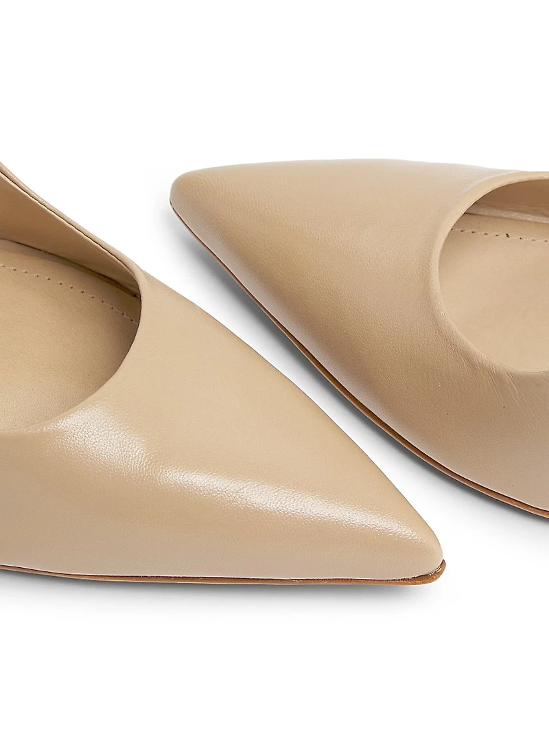 Boris 110MM Leather Slingback Pumps