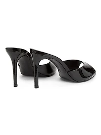 Cloe 100MM Patent Leather Sandals