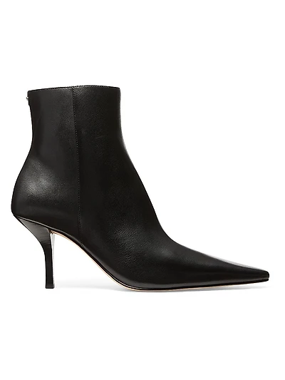 Selina 75MM Leather Ankle Booties