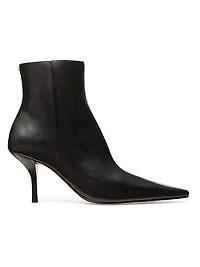 Selina 75MM Leather Ankle Booties