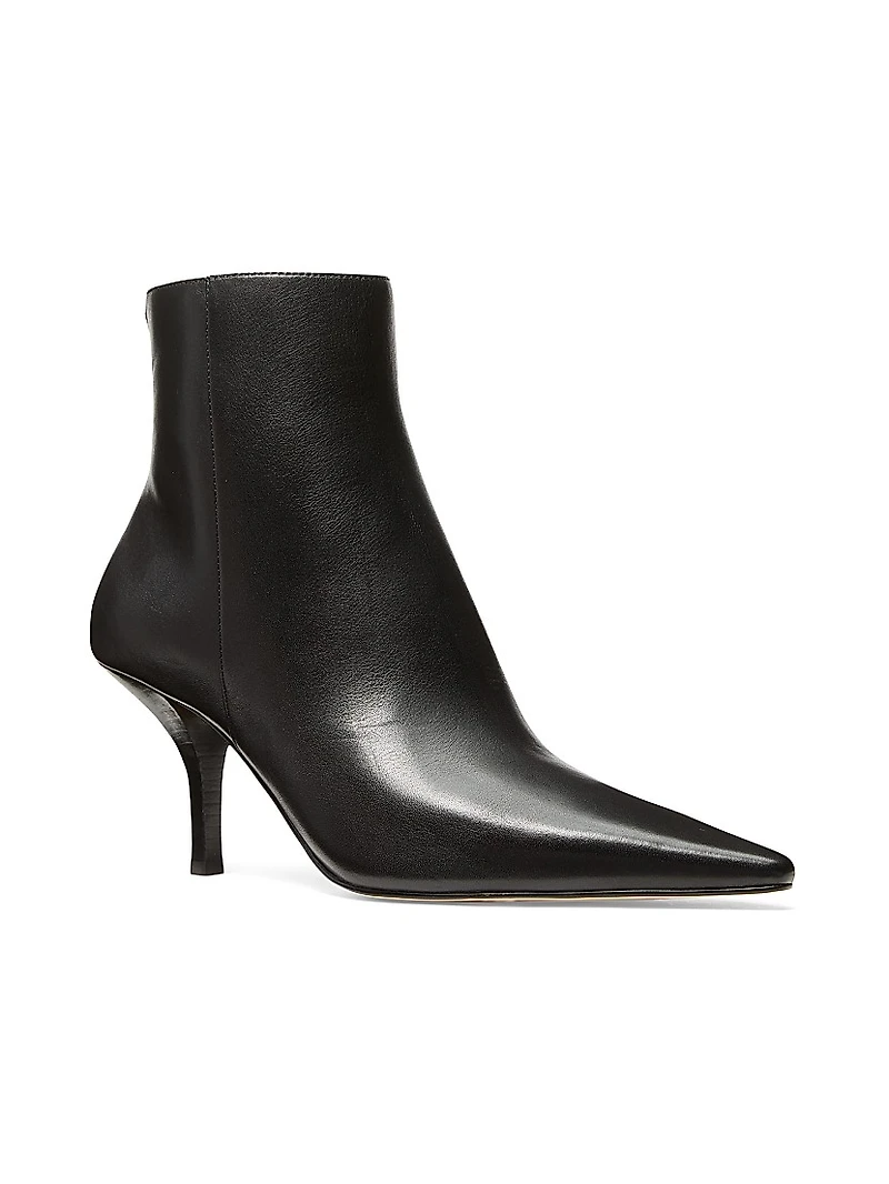 Selina 75MM Leather Ankle Booties