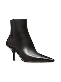 Selina 75MM Leather Ankle Booties