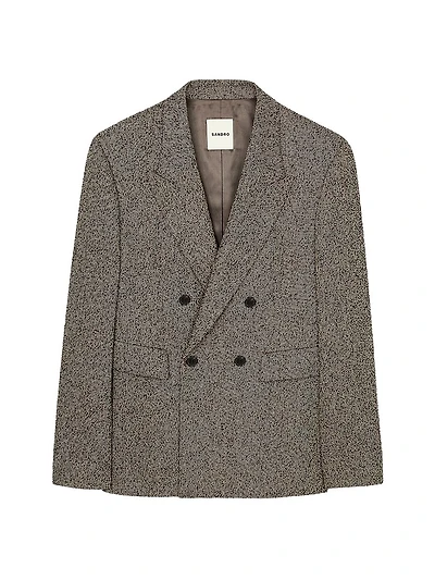 Double-Breasted Suit Jacket