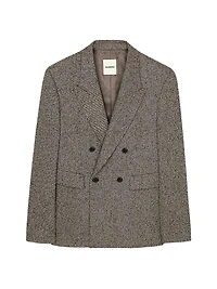 Double-Breasted Suit Jacket