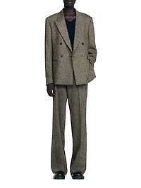 Double-Breasted Suit Jacket