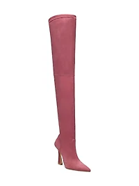 Ultravinnie 100MM Suede Over-The-Knee Boots