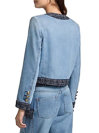 Landon Denim Cropped Jacket