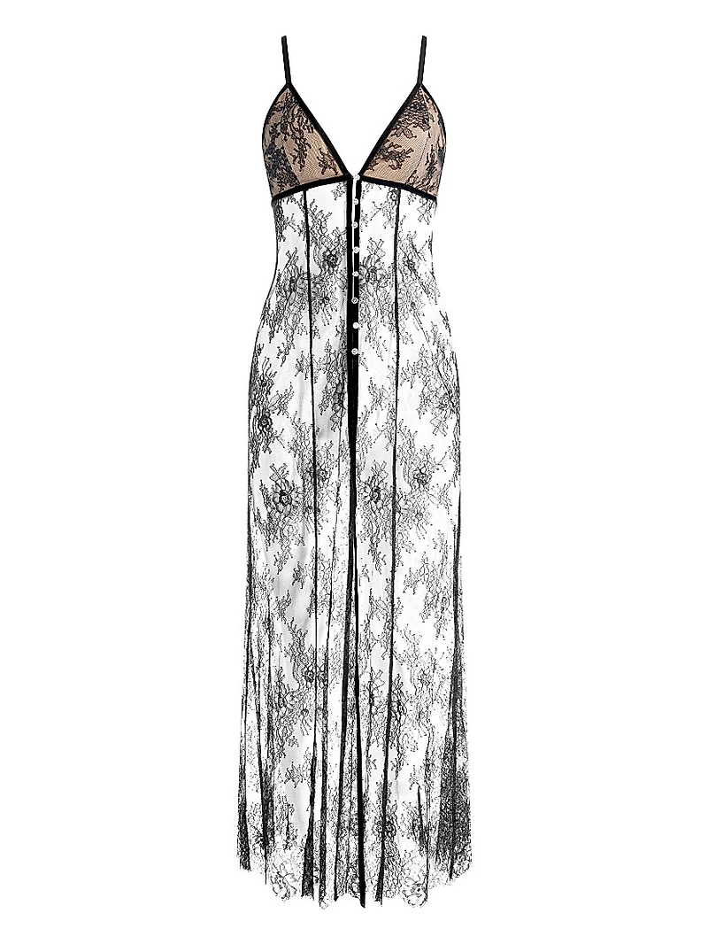 Melodie Embellished Lace Maxi Top