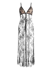 Melodie Embellished Lace Maxi Top