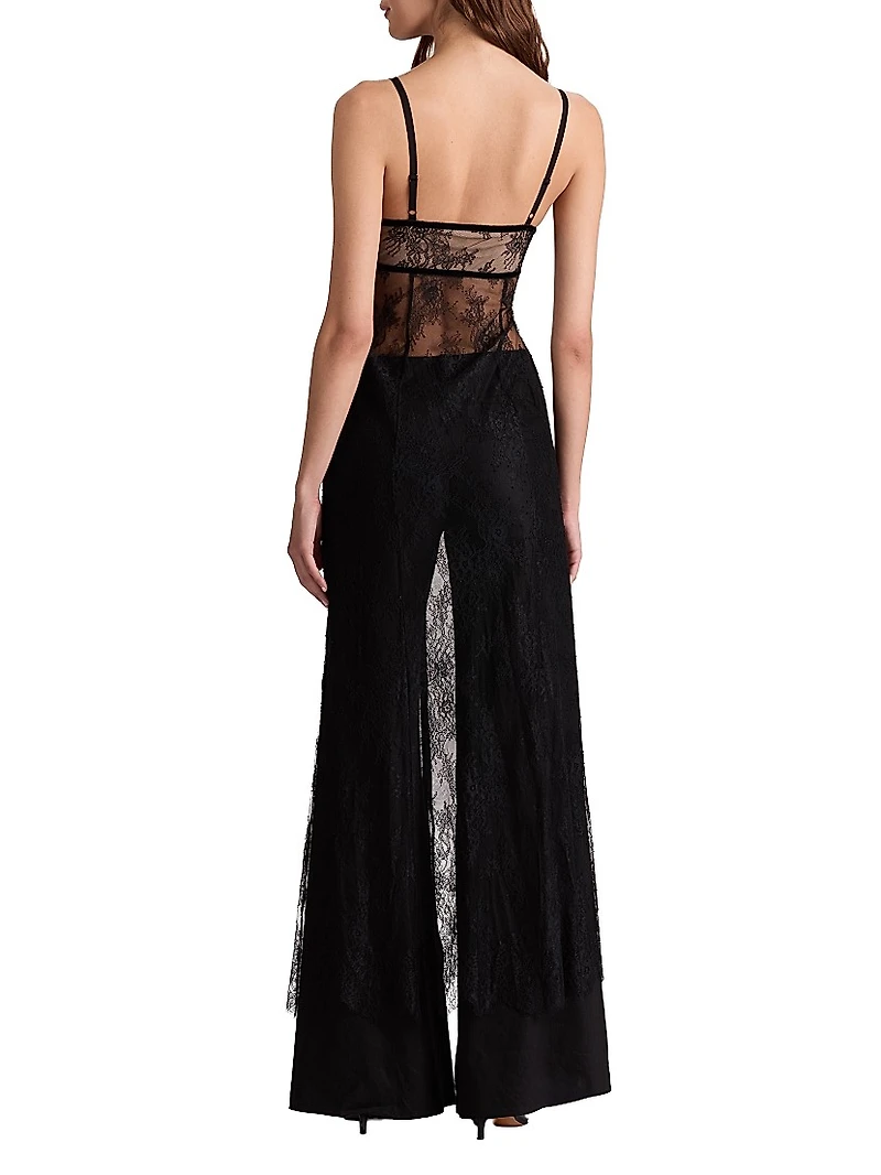 Melodie Embellished Lace Maxi Top