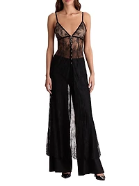 Melodie Embellished Lace Maxi Top