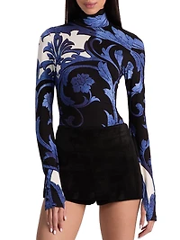Delaina Turtleneck Crop Top