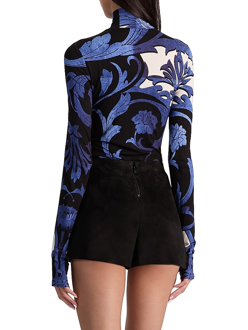 Delaina Turtleneck Crop Top