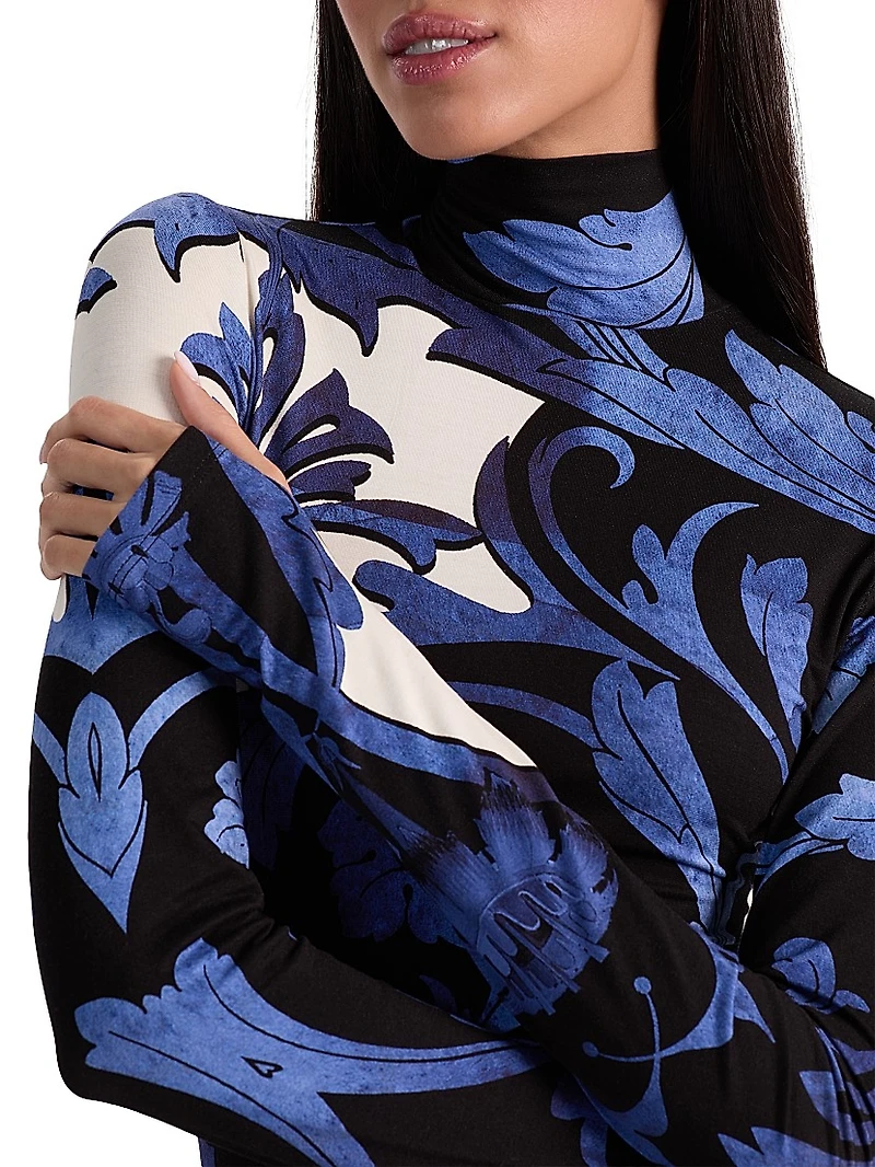Delaina Turtleneck Crop Top