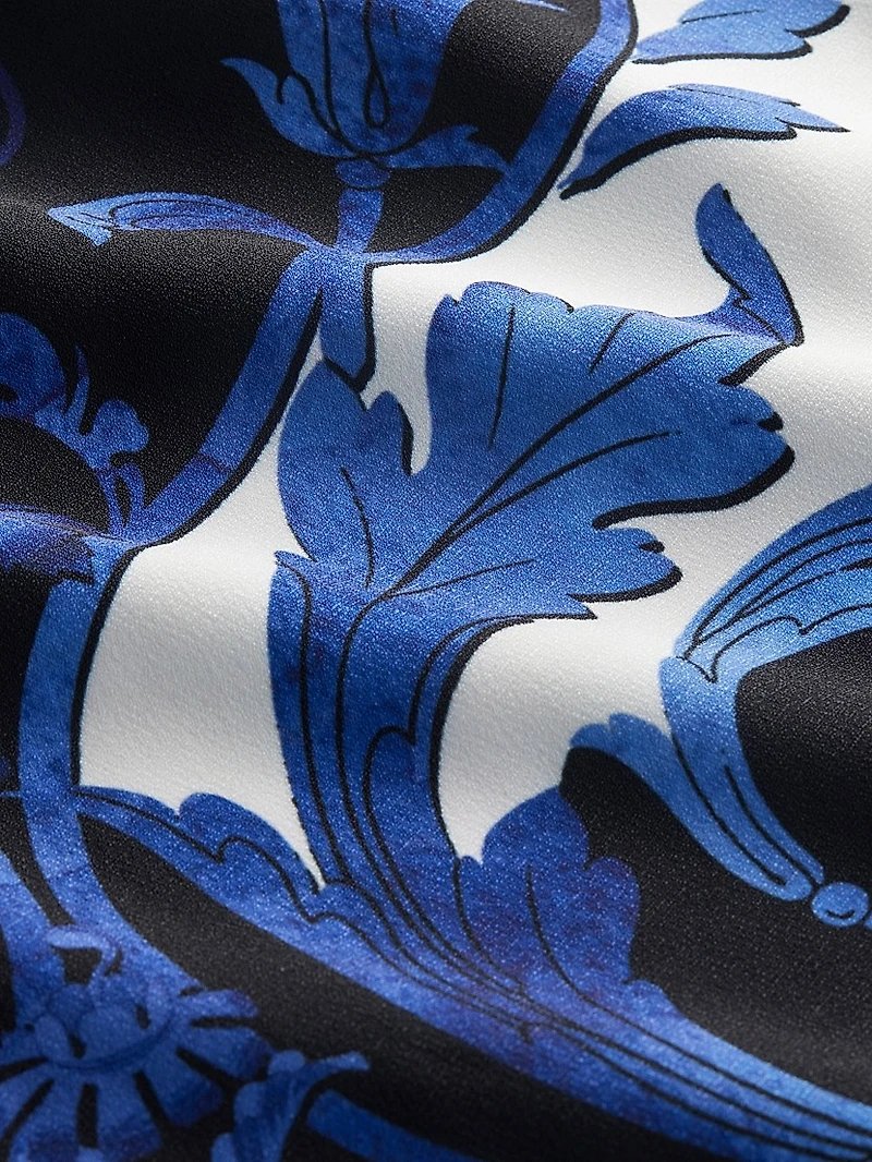 Ronnie Printed Wide-Leg Trousers