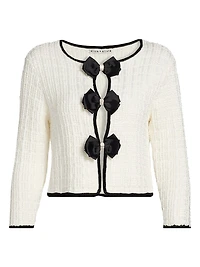 Akira Embellished Bow Cardigan