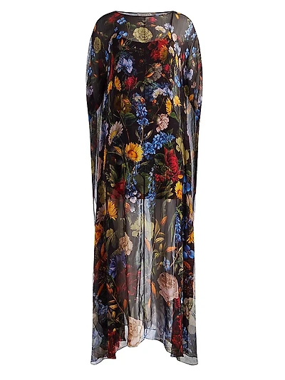 Linn Cape Maxi Dress