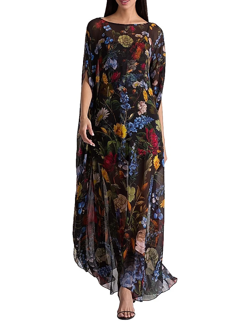 Linn Cape Maxi Dress
