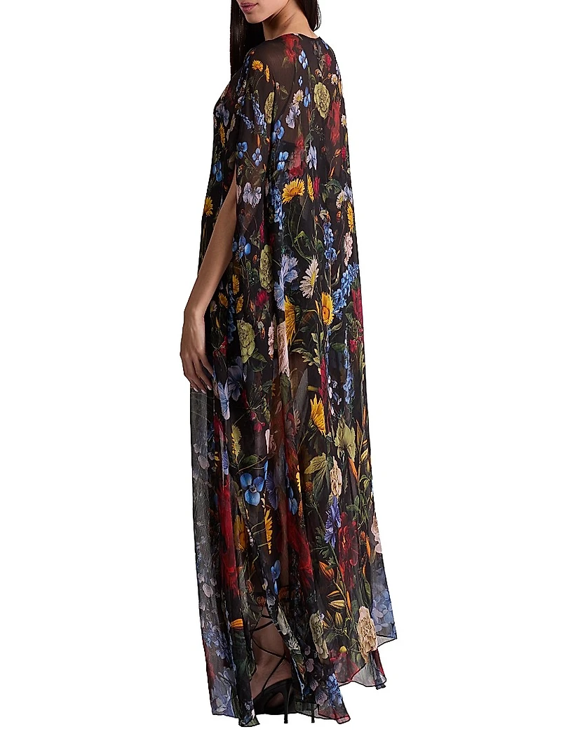Linn Cape Maxi Dress