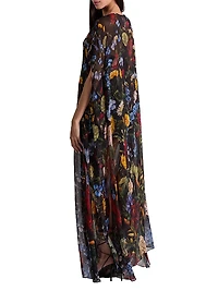 Linn Cape Maxi Dress