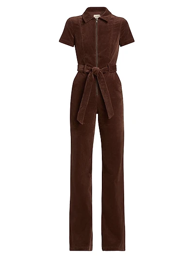 Gorgeous Corduroy Wide-Leg Jumpsuit