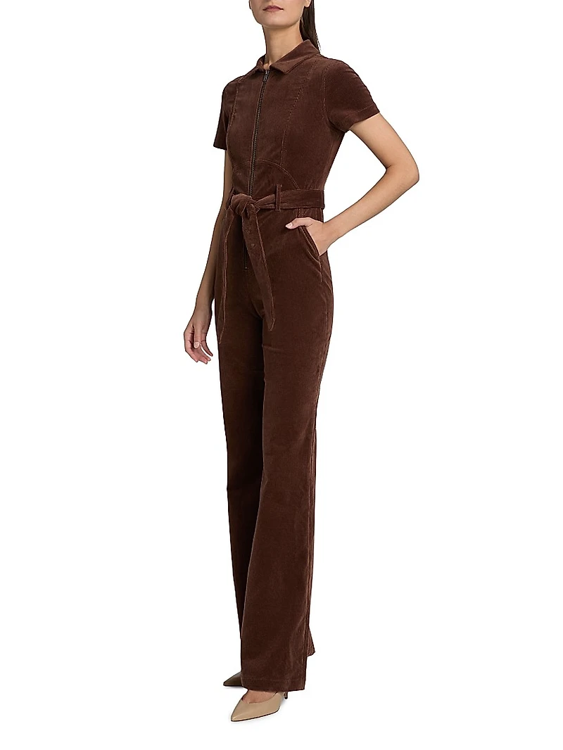 Gorgeous Corduroy Wide-Leg Jumpsuit