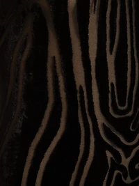 Zebra Print Sleeveless Velvet Minidress