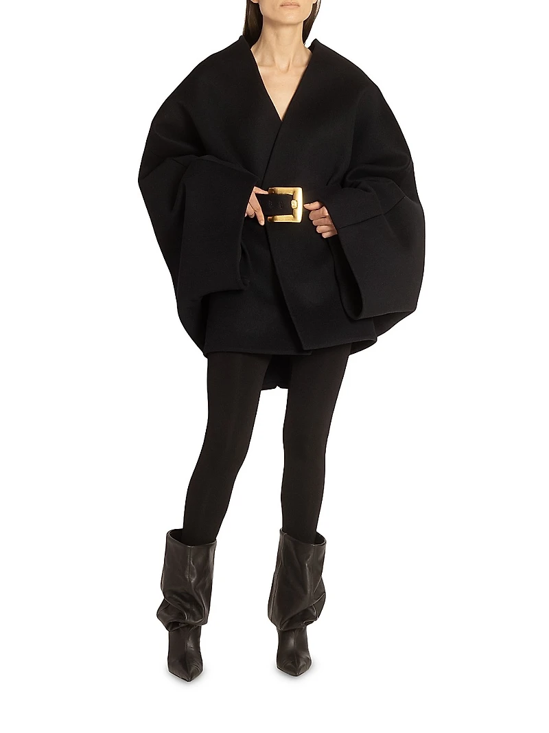 Belted Wrap Coat