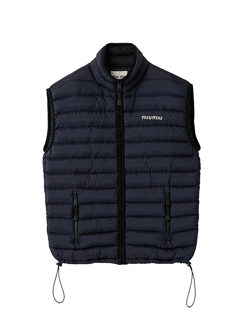 Light Pongé Down Vest