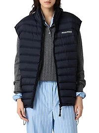 Light Pongé Down Vest