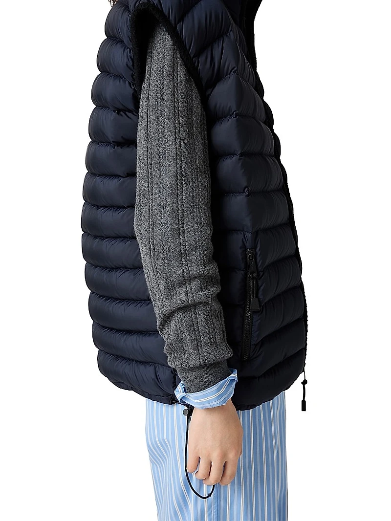 Light Pongé Down Vest