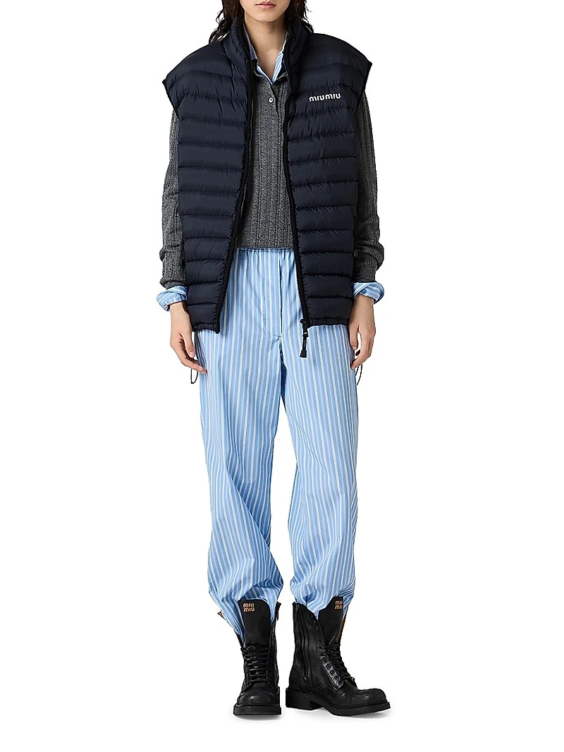 Light Pongé Down Vest