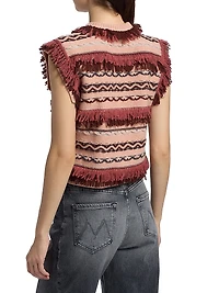Desmond Wool Fringed Top