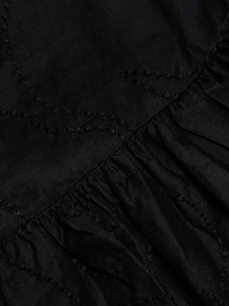 Anita Cotton Drop-Waist Minidress