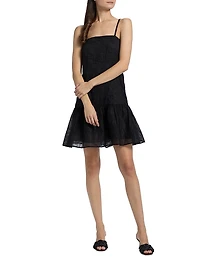 Anita Cotton Drop-Waist Minidress