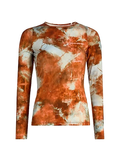 Hazel Abstract Jersey Top