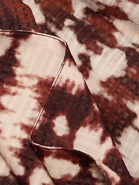 Estine Tie-Dye Wrap Midi-Skirt