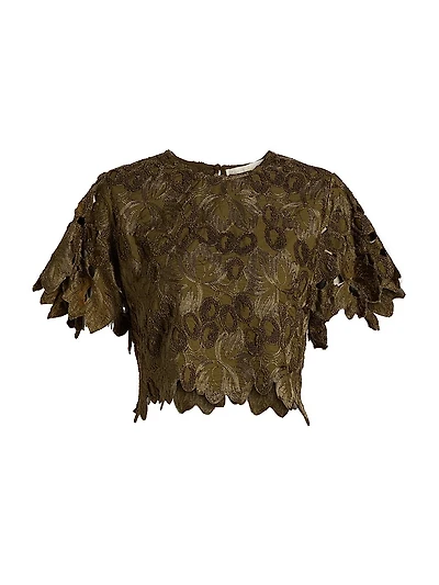 Pelumi Embroidered Crop Top
