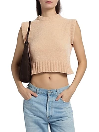 Presley Knit Cap-Sleeve Top