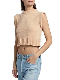 Presley Knit Cap-Sleeve Top