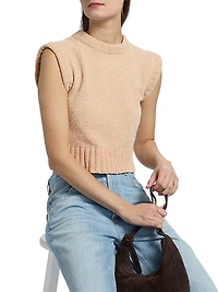 Presley Knit Cap-Sleeve Top