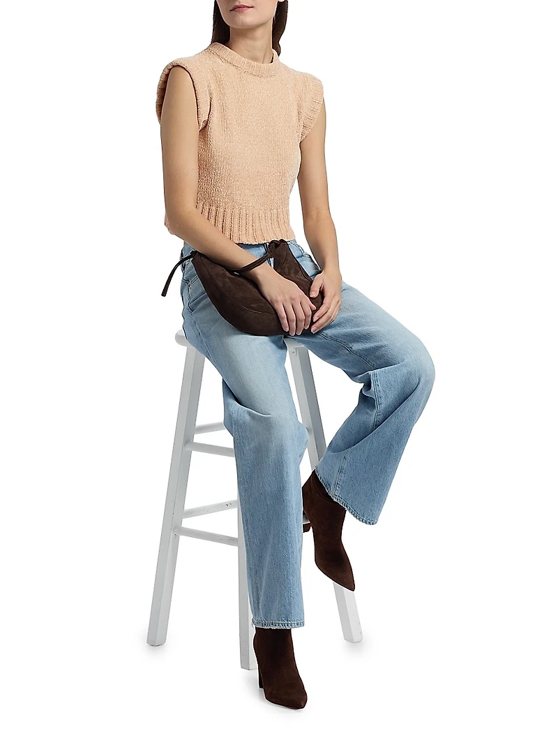 Presley Knit Cap-Sleeve Top