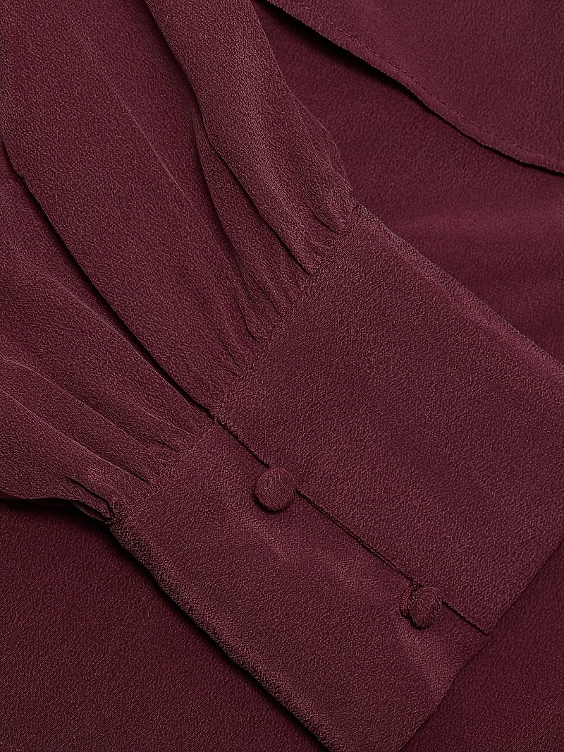 Jayne Silk Cape Blouse
